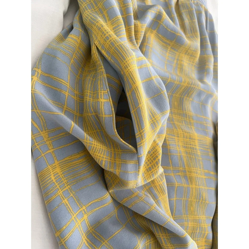 Anthropologie Blue and Yellow Maxi Dress - Picture 6 of 9